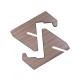 GFW-ELITEGTRXSTD-GRY Supporto X per chitarra in finitura grigio Driftwood