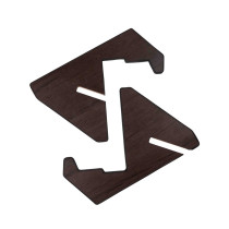 GFW-ELITEGTRXSTD-BRN Supporto X per chitarra in finitura marrone scuro