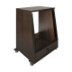 GFW-ELITESTUDIORK12-BRN Rack da studio inclinato 12 unità con finitura in noce scuro