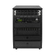 GFW-ELITESTUDIORK12-BLK Rack da studio inclinato 12 unità con finitura nera standard
