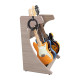 GFW-ELITEGTR3RK-GRY Rack per chitarre 3-4 posti in finitura grigio driftwood