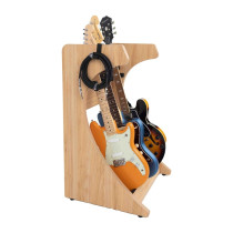 GFW-ELITEGTR3RK-MPL Rack per chitarre 3-4 posti in finitura acero naturale opaco