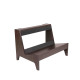 GFW-ELITEGTRAMPLG-BRN Stand per amplificatore combo Large in finitura Dark Walnut Brown