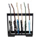 GFW-GTR-WD6RK-BLK Supporto in legno per 6 chitarre con finitura nera