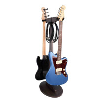 GFW-ELITEGTRHNGSTD-2X-BRN Stand appendi-chitarra doppio in finitura noce scuro