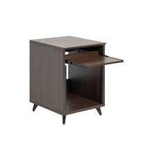 GFW-ELITEDESKRK-BRN Rack studio 10U in noce scuro