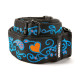JH24 Jimi Hendrix Blacklight Monterey Blue