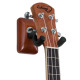 GFW-UKE-HNGRMHG Supporto da parete per ukulele e mandolino con piastra in mogano