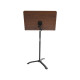GFW-MUS-5000 - Leggio musicale in legno per direttore con base pieghevole