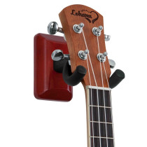 GFW-UKE-HNGRCHR Supporto da parete per ukulele e mandolino con piastra in ciliegio