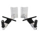 GFWSPKWM100W - Frameworks Wall Mount Speaker Stand – White