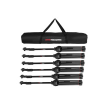 GFW-MIC-6PACKBG Set di 6 supporti microfonici con borsa per il trasporto