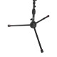 GFW-MIC-2621 Supporto microfonico per grancassa e amplificatori con base treppiede e braccio telescopico