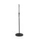 GFW-MIC-1200 Asta microfonica con base rotonda da 30 cm
