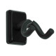 GFW-UKE-HNGRBLK Supporto da parete per ukulele e mandolino con piastra nera