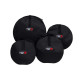 GP-BOP-100 Set borse batteria jazz 18"x14", 12"x8", 14"x14", 14"x5.5"