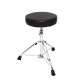 GFW-DRUMTHRONE-R Sgabello per batteria regolabile con seduta imbottita e base a tre gambe pieghevoli