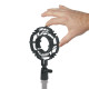GFW-MIC-SM5560 Shockmount universale per microfoni studio 55–60 mm