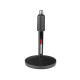 GFW-MIC-DESKTOP-2PK Set da 2 supporti microfonici da tavolo con cavi XLR