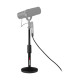 GFW-MIC-DESKTOP-2PK Set da 2 supporti microfonici da tavolo con cavi XLR