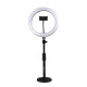 GFW-RINGLIGHTDSKTP Anello LED da tavolo con supporto smartphone per streaming, podcast e content creation