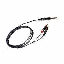ITST/JS2RCA-3 Cavo Jack 6.3 TRS Stereo / 2x Spina Phono RCA 3 mt