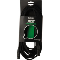 JUST/DMX3-0,5 Cavo DMX Cannon XLR 3 Poli Maschio/Femmina 0,5 m