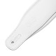 M26PD-WHT_WHT Tracolla in pelle pieno fiore imbottita White e White 3"