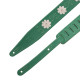 MG317IB-001 Tracolla in pelle Green 2.5"