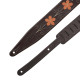MG317IB-003 Tracolla in pelle Brown 2.5"