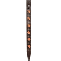 MG317IB-003 Tracolla in pelle Brown 2.5"