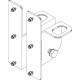 Hoist motor bracket on sliding block