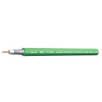Cavo audio-video digitale RG6 a doppia schermatura Low Loss con guaina LSZH.