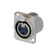 Nuova presa da pannello NEUTRIK XLR 3P in alluminio anodizzato.
