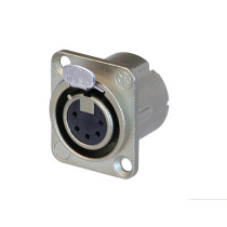 Presa da pannello NEUTRIK XLR 5P in alluminio anodizzato.