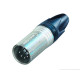 Spina volante NEUTRIK XLR, 5 poli.