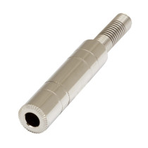 Presa volante jack mono Ø 6.3 mm.-1/4'.