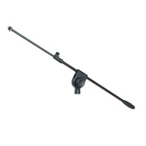 Giraffa telescopica con snodo in alluminio pressofuso. Disponibile in nero opaco.