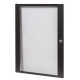 Porta anteriore ad 12U, realizzata in plexiglass con telaio in acciaio