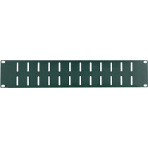 Pannello per ventilazione 2 unità rack 19'.