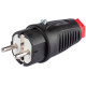 Spina volante Schuko 16A - 2P+T - 230V~ - IP44 (DIN 49440).