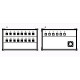 Stage Box con N. 16 prese da pannello XLR neutrik 3 poli (NC3FDL1), N. 6 spine da pannello XLR neutrik 3 poli (NC3MDL1), N. 1 sp