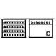 Stage Box con N. 32 prese da pannello XLR neutrik 3 poli (NC3FDL1), N. 8 spine da pannello XLR neutrik 3 poli (NC3MDL1), N. 1 sp