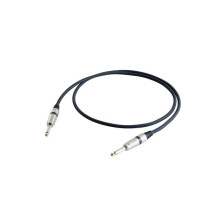Cavo professionale per strumenti con connessioni spina jack Mono Ø 6.3 mm PROEL/S2CPROBK - HPC110BK - S2CPROBK. Lunghezza: 1 met