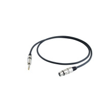 Cavo professionale bilanciato con connessioni jack Stereo Ø 6.3 mm PROEL - presa volante XLR 3P PROEL/ S3CPROBK - HPC210BK - XLR