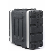 Custodia a rack 19' - 4 unità - realizzata in 'Polietilene FORCE'. Profondità interna utile: 420 mm