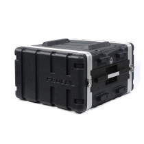 Custodia a rack 19' - 6 unità - realizzata in 'Polietilene FORCE'. Profondità interna utile: 420 mm