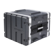 Custodia a rack 19' - 8 unità - realizzata in 'Polietilene FORCE'. Profondità interna utile: 420 mm