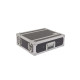 Flight case professionale 3U a rack 19', profondità utile corpo 25cm.