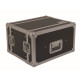 Flight case professionale 6U a rack 19', profondità utile corpo 25cm.